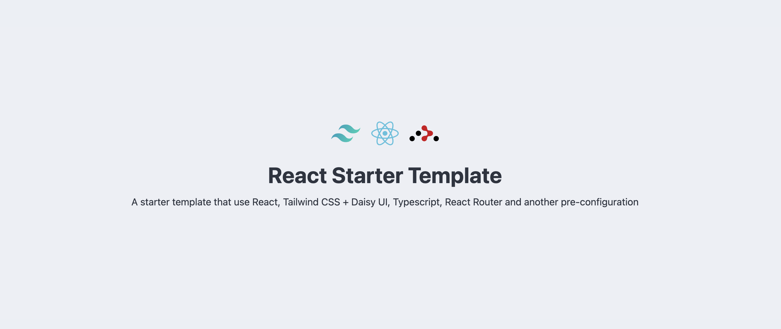 React Tailwind Starter